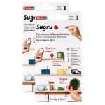 Tesa lot de 2 ptes fixante polyvalente  modeler sugru 3 x 3. 5 g noir