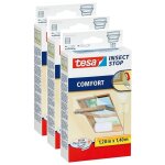Tesa lot de 3 moustiquaires comfort pour fen�tre de toit 1, 20 x 1, 40 m blanc