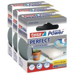 Tesa lot de 3 rubans toil adhsif extra power 38 mm x 2, 75 m gris