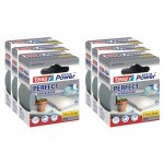 Tesa lot de 6 rubans toil adhsif extra power 38 mm x 2, 75 m gris