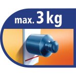 Tesa corbeille powerstrips, en plastique, grand