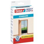 Tesa moustiquaire insect stop standard pour portes 2 x 0, 65 x 2, 20m anthracite
