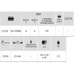 Testeur de batterie tbp100 6 - 12 volts 20 - 100 ah gys gys Testeur de batterie tbp100 6 - 12 volts 20 - 100 ah gys gys
