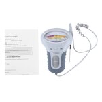Testeur de qualit de l'eau portable 2 en 1 ph cl2, testeur de niveau pour piscine, spa, bains  remous ...