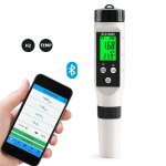 Testeur de qualit de l'eau portable, ph - mtre numrique fiable avec fonction de maintien des donnes ...