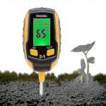 Testeur de ph du sol 4 en 1, thermom�tre num�rique pour plantes en pot, mesureur d'humidit�.
