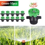 Ttes d'arrosage rotatives automatiques  360 degrs, buse rotative  filetage mle pour l'irrigation ...