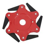T�te de coupe � 6 dents lames en acier rasoirs tondeuse � gazon mangeur d'herbe de jardin d�broussailleuse ...