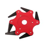 Tte de coupe  6 lames en mtal pour tondeuses  gazon ¿ accessoire de remplacement durable pour jardin ...