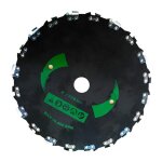 Tte de dbroussailleuse, lame dbroussailleuse 20 dents 9  vitesse maximale 10 000 tr / min accessoire ...