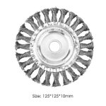 Tte de dbroussailleuse de tondeuse  gazon de 4 / 5 pouces, disque d. lique durable, roue de brosse, ...