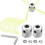 Tte de dbroussailleuse universelle aluminium fils tte coupe - bordure tte double fil bobine tte ...