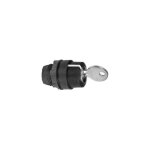 Tête de sélecteur diamètre 22 clé 2 garniture plastique fixe Tête de sélecteur diamètre 22 clé 2 garniture plastique fixe