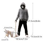 The man leading dog sculpture, banksy statue, street modern pop art, living room shelf, office home bar ... The man leading dog sculpture, banksy statue, street modern pop art, living room shelf, office home bar ...