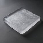 Thire de montagne en verre glac givr, thire de brassage a sec, table a th, couvercle de pot zisha, ...