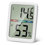 Thermom�tre hygrom�tre interieur maison, mini digital num�rique temp�rature humidit� thermom�tre chambre ...