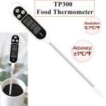 Thermomtre numrique pour aliments, outil de mesure de l'eau, de l'huile et du liquide, bbq, viande, ...
