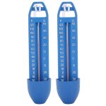 Thermomètre de piscine flottant 16. 5x3. 7cm, 2 pièces, pour piscine, spa, sauna, source chaude Thermomètre de piscine flottant 16. 5x3. 7cm, 2 pièces, pour piscine, spa, sauna, source chaude