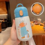 Thermos intelligent de 320ml, pour etudiants, enfants, portable, mignon, dessin anim�, tasse d'eau chaude, ...