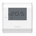 Thermostat ambiance pour chauffage avec batterie - siemens : rdd50. 1