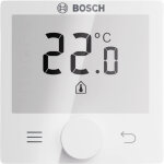 Thermostat d'ambiance programmable hebdomadaire bosch or100rf sans fil blanc �cran lcd c