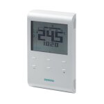 Thermostat d'ambiance sans fil avec programme horaire rde100. 1rf - siemens