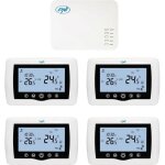 Thermostat sans fil - pni - ct440 - wifi - contr�le 4 zones - application tuyasmart