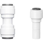 Tianyi - 1 pièces raccords de filtre a eau, 3 / 8 tuyauterie tube joint, 3 / 8 insert dur a 1 / 4 ... Tianyi - 1 pièces raccords de filtre a eau, 3 / 8 tuyauterie tube joint, 3 / 8 insert dur a 1 / 4 ...