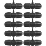 Tianyi - lot de 10 adaptateurs de tuyau d'arrosage, pulvérisation 16 mm vers 4 / 7 connecteur en t barbelé ... Tianyi - lot de 10 adaptateurs de tuyau d'arrosage, pulvérisation 16 mm vers 4 / 7 connecteur en t barbelé ...