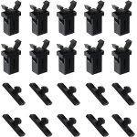 Tianyi - 10 paires serrure de loquet de poubelle à couvercle tactile en plastique rechange compatible ... Tianyi - 10 paires serrure de loquet de poubelle à couvercle tactile en plastique rechange compatible ...