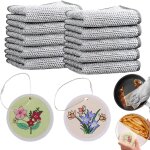 Tianyi - 10 pices torchons multi - usages pour le nettoyage  sec et humide avec 2 lingette ponge, ...