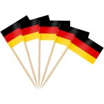 Tianyi - 100pcs drapeau cure - dent allemand, pic drapeau allemand pour topper de coupe, cure dent drapeau ...