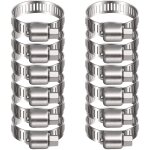 Tianyi - 12 collier de serrage tuyau arrosage en acier inoxydable, collier serflex inox 21 - 44mm, serre ... Tianyi - 12 collier de serrage tuyau arrosage en acier inoxydable, collier serflex inox 21 - 44mm, serre ...