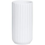 Tianyi - 18cm blanc vase de fleur cramique vases decoratifs design haut pour maison, fte, centre de ...