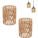 Tianyi - 2 pices abat jour lampe, abat jour pour lampe suspendue, abat jour de remplacement suspension, ...