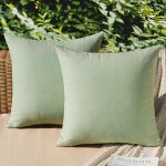 Tianyi - lot de 2 taie d'oreiller extrieure impermable en polyester doux avec surface hydrofugfe housse ...
