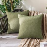 Tianyi - lot de 2 taie d'oreiller extrieure impermable en polyester doux avec surface hydrofugfe housse ...