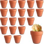 Tianyi - lot de 20 mini pots en terre cuite, 3 x 3, 5 cm, en céramique, pour l'intérieur et l'extérieur, ... Tianyi - lot de 20 mini pots en terre cuite, 3 x 3, 5 cm, en céramique, pour l'intérieur et l'extérieur, ...