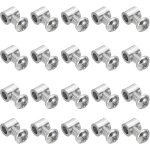 Tianyi - 20 pcs serre à capuchon pour câbles, fil corde clips, acier câble pinces, inox acier simple ... Tianyi - 20 pcs serre à capuchon pour câbles, fil corde clips, acier câble pinces, inox acier simple ...