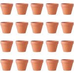 Tianyi - lot de 20 petits pots en terre cuite avec trou de drainage 4, 5 x 4 cm Tianyi - lot de 20 petits pots en terre cuite avec trou de drainage 4, 5 x 4 cm