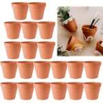 Tianyi - 20 pièces pot de fleur, pots de fleurs en terre cuite semis petit fleur plante, mini terracotta ... Tianyi - 20 pièces pot de fleur, pots de fleurs en terre cuite semis petit fleur plante, mini terracotta ...