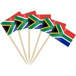 Tianyi - 200pcs drapeau cure - dent afrique du sud, pic drapeau afrique du sud pour topper de coupe, ...