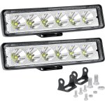 Tianyi - 2pcs phare de travail led 15cm 6'' 18w projecteur led 12v 24v etanche ip67 spot feux antibrouillard ... Tianyi - 2pcs phare de travail led 15cm 6'' 18w projecteur led 12v 24v etanche ip67 spot feux antibrouillard ...