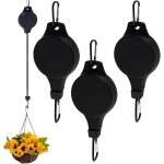 Tianyi - 3 pices crochets et suspensions pour plante, panier  fleurs  poulie pour plantes, cintre ...