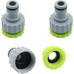 Tianyi - 3 pices raccord robinet universel filet femelle 1 / 2  & 3 / 4  - adaptateur tuyau d'arrosage, ...