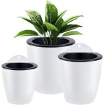 Tianyi - lot de 3 pots de jardinire suspendus  arrosage, jardinires suspendues  arrosage automatique, ...