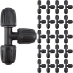 Tianyi - 30 pices bouchons d'extrmit 1 / 4 de pouce pour tuyau d'irrigation 6mm - connexions pour ...