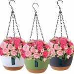 Tianyi - 3pot de fleur suspendu pour des cache pot plante interieur extérieurs, jardiniere suspendue ... Tianyi - 3pot de fleur suspendu pour des cache pot plante interieur extérieurs, jardiniere suspendue ...