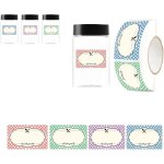 Tianyi - lot de 4 botes en plastique rutilisables de 300 ml, idales pour le stockage au sec, avec ...