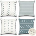 Tianyi - lot de 4 exterieur housse coussin 50x50 cm impermeable géométrique coussins canape decoratif ... Tianyi - lot de 4 exterieur housse coussin 50x50 cm impermeable géométrique coussins canape decoratif ...